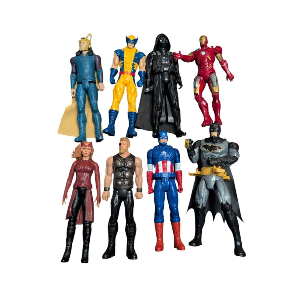 Hasbro Marvel Avengers Superheros Star Wars Action Figures Lot 11"-12" Toys